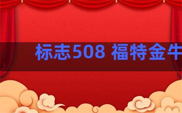 标志508 福特金牛座